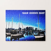 San Diego Bay California Pacific Ocean Port Boats Legpuzzel (Horizontaal)