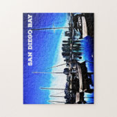 San Diego Bay California Pacific Ocean Port Boats Legpuzzel (Verticaal)