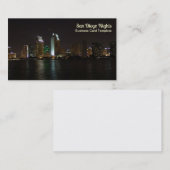 San Diego Bay City Lights Visitekaartje (Voorkant / Achterkant)