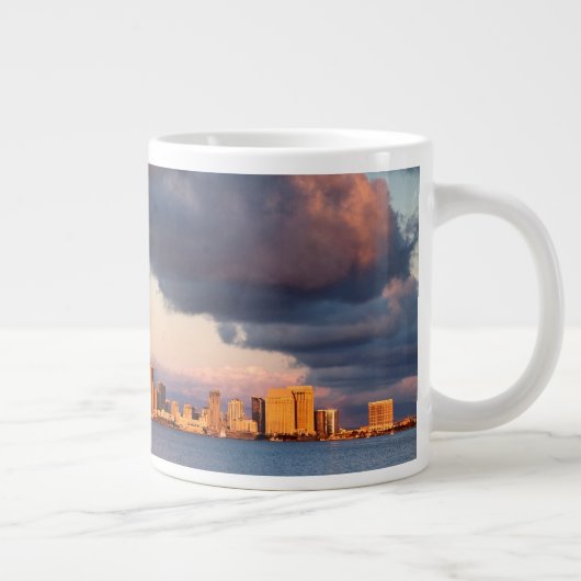 San Diego Bay City Skyline Grote Koffiekop (Rechts)