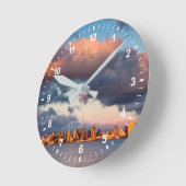 San Diego Bay City Skyline Ronde Klok (Hoek)