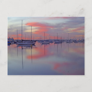 San Diego Bay is vanuit de luchthaven gezien op Su Briefkaart