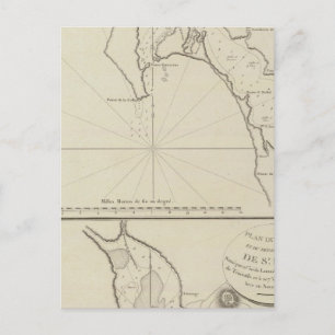 San Diego Bay Regio San Blas Mexico Briefkaart