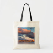 San Diego Bay Stadssilhouet Tote Bag (Voorkant)
