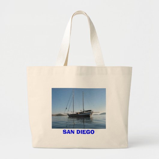 SAN DIEGO BEACH BAG GROTE TOTE BAG (Voorkant)