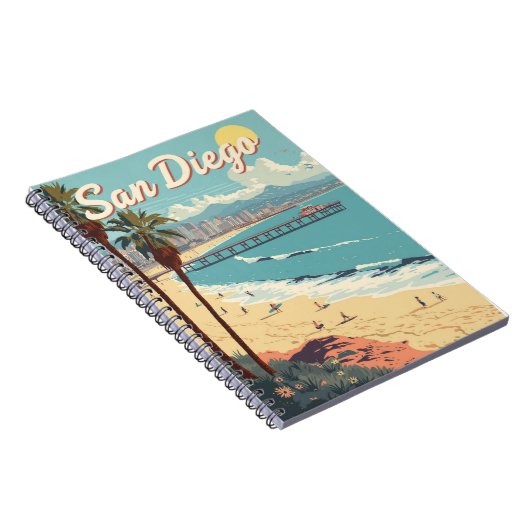 San Diego Beach Notitieboek (Rechterzijde)