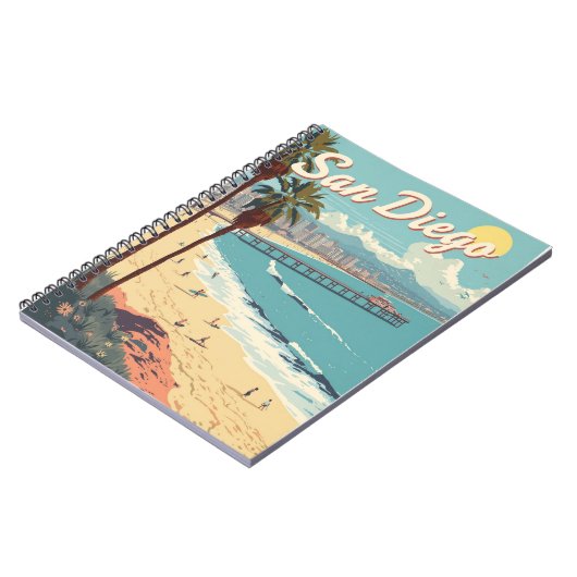 San Diego Beach Notitieboek (Linkerzijde)