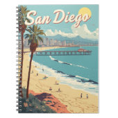 San Diego Beach Notitieboek (Voorkant)