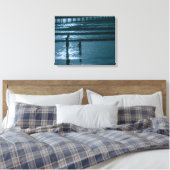 San Diego Beach Silhouette Beach Kinder Canvas Afdruk (Insitu (Slaapkamer))