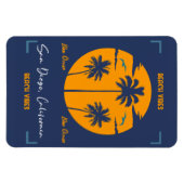 San Diego Beach Vibes Magneet (Horizontaal)