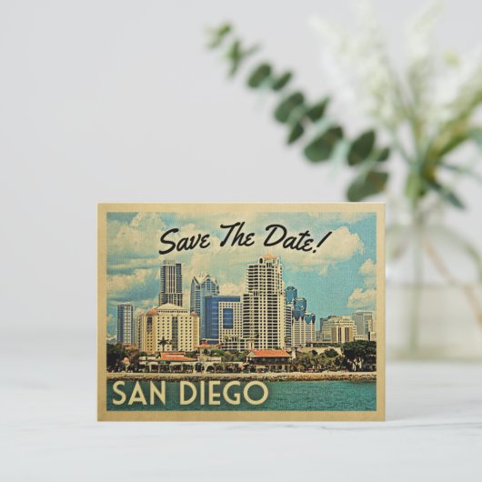 San Diego bewaart de Datum  Briefkaarten (Staand voorkant)