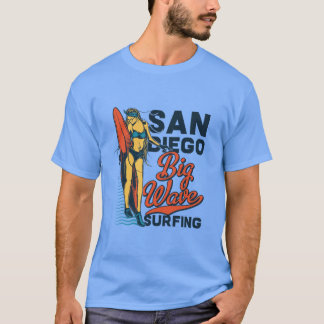 San Diego Big Wave Surfing t-shirt