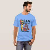 San Diego Big Wave Surfing t-shirt (Voorkant volledig)