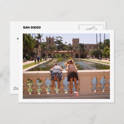 SAN DIEGO BRIEFKAART (Voorkant / Achterkant)
