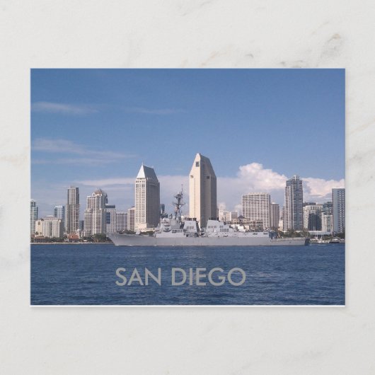 SAN DIEGO BRIEFKAART (Voorkant)