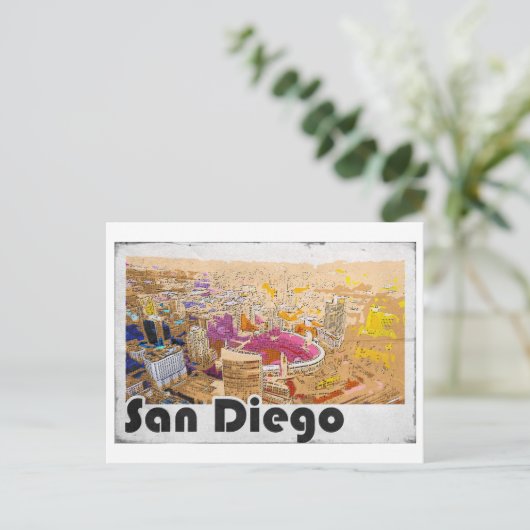 San Diego Briefkaart (Staand voorkant)
