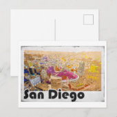 San Diego Briefkaart (Voorkant / Achterkant)
