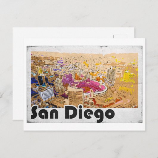San Diego Briefkaart (Voorkant / Achterkant)