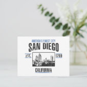 San Diego Briefkaart (Staand voorkant)