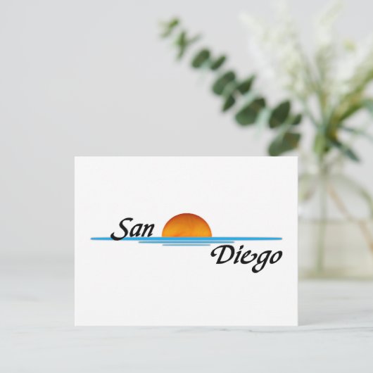 San Diego Briefkaart (Staand voorkant)