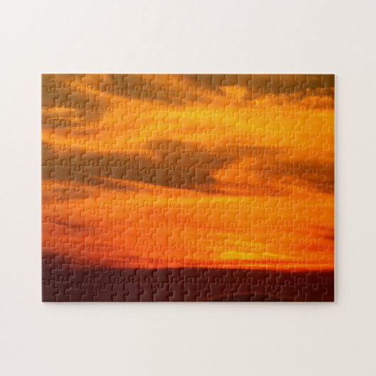 San Diego Brilliant Yellow Oranje Red Sunset Legpuzzel (Horizontaal)