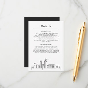 San Diego bruiloft   Gegevens van bezoeker Informatiekaartje