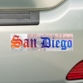 San Diego Bumpersticker (Op auto)
