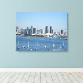 SAN DIEGO, CA #1 CANVAS AFDRUK (Insitu (Houten vloer))