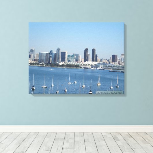 SAN DIEGO, CA #1 CANVAS AFDRUK (Insitu (Houten vloer))