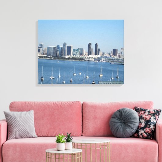 SAN DIEGO, CA #1 CANVAS AFDRUK (Insitu (Woonkamer))