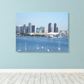SAN DIEGO, CA #1 CANVAS AFDRUK (Insitu (Houten vloer))