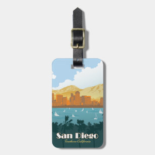 San Diego, CA Bagagelabel