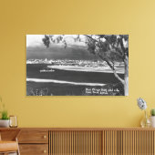 San Diego, CA Bay en City uit Point Loma Canvas Afdruk (Insitu (Woonkamer))