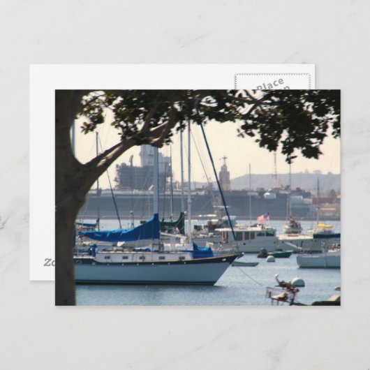 "SAN DIEGO, CA" BRIEFKAART (Voorkant / Achterkant)