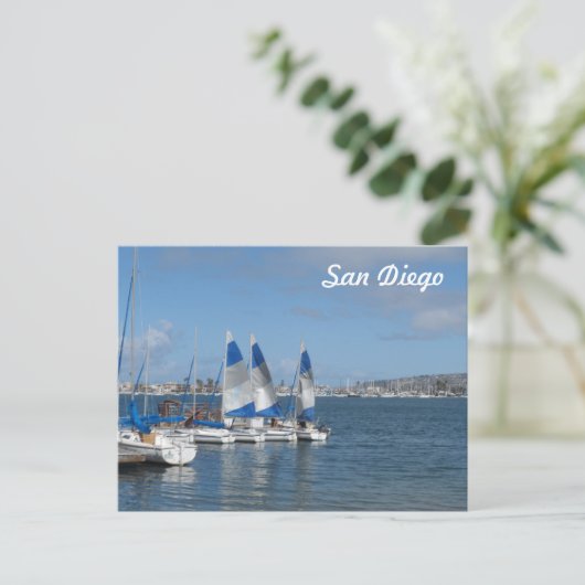 San Diego, CA Briefkaart (Staand voorkant)