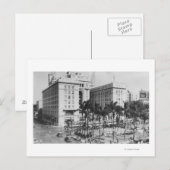 San Diego, CA City Uitzicht US Grant Hotel Briefkaart (Voorkant / Achterkant)