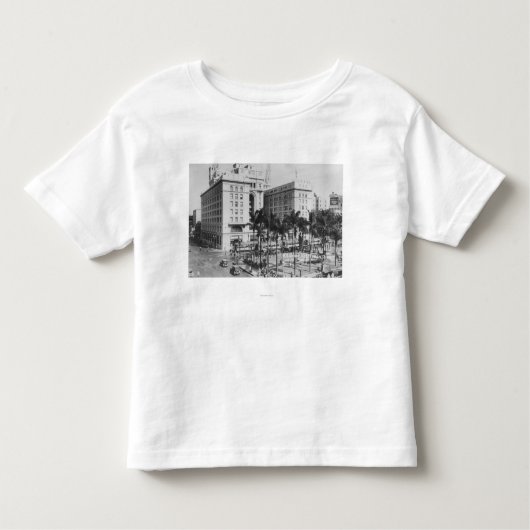 San Diego, CA City Uitzicht US Grant Hotel Kinder Shirts (Voorkant)