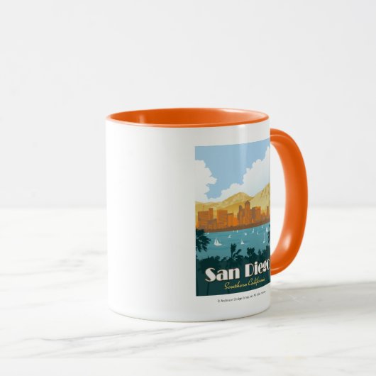 San Diego, CA Mok (Voorkant rechts)