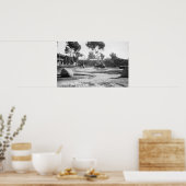 San Diego, CA Old Town Plaza Uitzicht Foto Poster (Keuken)