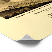 San Diego, CA Panorama Kaart - 1876 Poster (Hoek)