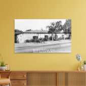 San Diego, CA Ramona's huwelijksfoto Canvas Afdruk (Insitu (Woonkamer))