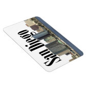 San Diego CA Skyline met San Diego in de lucht Magneet (Rechterzijde)