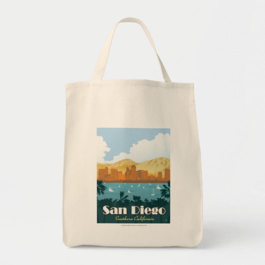 San Diego, CA Tote Bag (Voorkant)