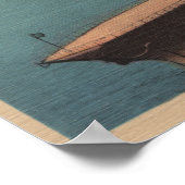 San Diego, CA - Uitzicht US Navy Vliegtuig Carrier Poster (Hoek)