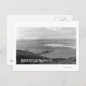 San Diego, CA-Uitzicht van Ballast Point en Bay Briefkaart (Voorkant / Achterkant)
