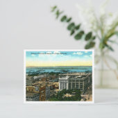 San Diego CA Zakendistrict 1910s Briefkaart (Staand voorkant)
