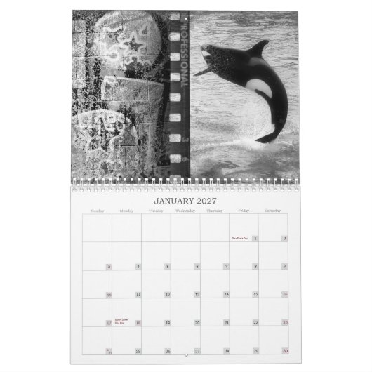 San Diego Calendar Kalender (Jan 2027)