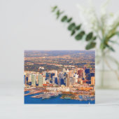 san diego california aerial uitzicht briefkaart (Staand voorkant)
