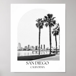 San Diego California Arch fotoprint Poster