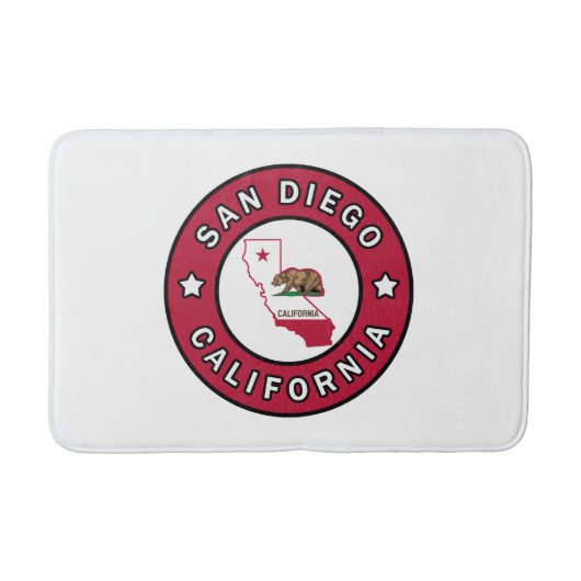 San Diego California Badmat (Voorkant)